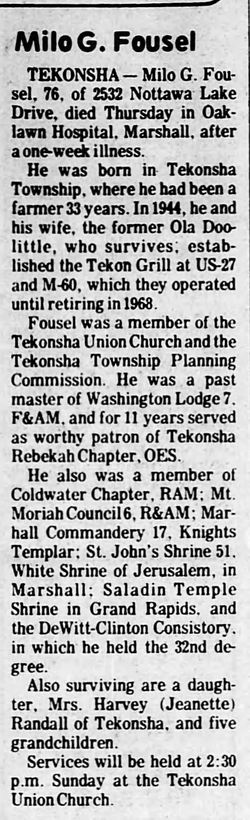Tekon Grill (Te-Kon Grill & Truck Stop) - Jan 11 1974 Former Owner Passes Away (newer photo)